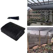 Malla de protección solar, toldo de sombra, tela de sombra para invernadero, protector solar para flores, negro 4x6m - Verde - Ver 7
