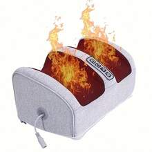 Foot Massager With 3D Massage Head And Heated Foot Calf Rotation Massager For Home, Leg Massager For Circulating Foot Relaxation - Ideal Holiday Gift For Parents