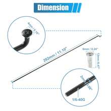 Bicycle Spokes Steel Bike Spoke With Nipples For Most Bicycle - 黑色 282mm 13G 36件鋼 - 查看 4