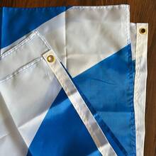 Scotland Flag, Scotland Rope Flag, Scotland Hand Flag - Made Of Polyester Fabric With Plastic Pole - Durable Polyester Material - Versatile Use For Events, Parties, Business, Sports, Festivals - Multicolor - View 13