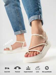 Women Platforms & Wedge Sandals - White - View 2