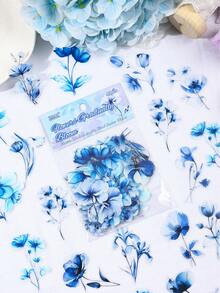 240pcs/Set Floral Waterproof Sticker Pack, Colorful Pet Flower Wind Series Sticker For Scrapbooking, Albums, Gift Wrapping, DIY Creative - Multicolor - View 10