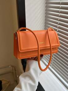 Fashionable Solid Color Vintage Minimalist Elegant Shoulder Bag