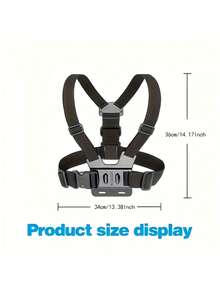 1pc Universal Phone Chest Strap Holder, Suitable For First-Person Perspective Shooting, Outdoor Smartphone POV Video Shooting, Phone Clip, Phone Chest Strap Holder - Multicolor - View 6