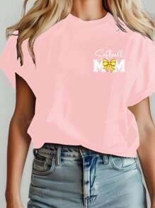 Women's Casual Fitted Regular Short Sleeve T-Shirt