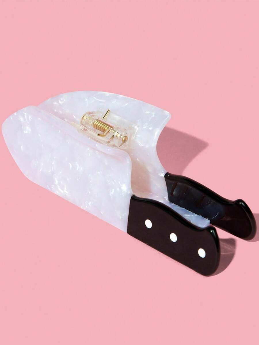 1 peça mini presilha de cabelo de acetato estilo novo feminino, tamanho médio, franja e presilha de cabelo para trás da cabeça, acessórios de cabelo para mulheres, verão, outono e inverno, para roupas de férias femininas