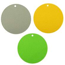 Air Fryer Silicone Honeycomb Heat Insulation Mat, Tea Cup Mat, Dining Table Mat, Pot Mat, Nordic Style.