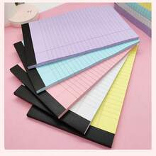 4pcs A5 Colorful Lined Memo Pad, Simple Tear-Off Notebook, Scratch Pad, Planner, Diary - A5 - View 8