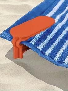4 Packs Beach Towel Clips - Heavy Duty Windproof Clips For Pool, Camping, Picnic | Multi-Functional Towel & Blanket Holders, Strong Grip Plastic Clips For Chair, Umbrella, Outdoor Accessories - Multicolor - View 12