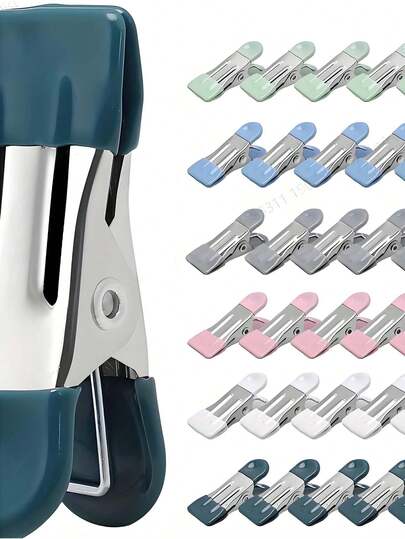 Pinzas de acero inoxidable de doble cabeza y doble color, pinzas de pantalones multifuncionales, pinzas de ropa antideslizantes y duraderas, pinzas de metal para escombros, pinzas para fotos, pinzas para tender la ropa, pinzas para calcetines, pinzas para bolsas de alimentos, acero inoxidable con goma, pinzas de ropa verde oscuro, pinzas, pinzas para bolsas, mini pinzas para fotos, pinzas para escombros, pinzas para bolsas, pinzas para alimentos, duraderas, pinzas para bolsas de alimentos, mini pinzas de ropa, accesorios de viaje