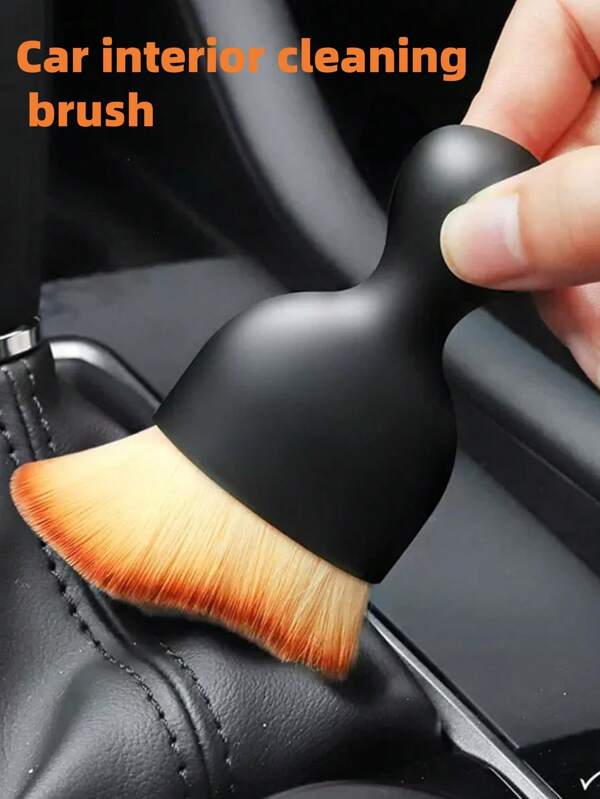 3 Stücke/2 Stücke/1 Stück weiches Nylon Bürstenset, Autoinnenraum Detailbürsten für Lüftungsschlitze, Armaturenbrett und Spalten, Staubbeseitigungswerkzeuge mit Schutzhüllen