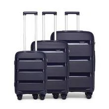 Lightweight Hard Shell Luggage Set – 20/24/28 Inch Cabin Carry On & Large Check In Suitcase With Spinner Wheels & TSA Lock – Travel Trolley For Holiday, Business Trip, Weekend Getaway - Royal Blue - View 3