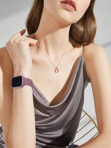 3 件装 PC + 钢化玻璃一体式表壳，防摔时尚保护套，兼容 表壳 40/41/42/44/45/46/49 毫米，兼容 Series Ultra/Se/11/10/9/8/7/6/5/4，智能手表配件男士女士 - 煙燻紫色+燻衣草色+天藍色 - 查看 10