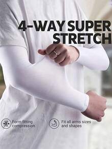 Outdoor Ice Sleeve - UPF Sports Arm Sleeve, Made Of Stretchy Quick-Dry Polyester, Suitable For Cycling, Fishing, Hiking - Multicolor - View 6