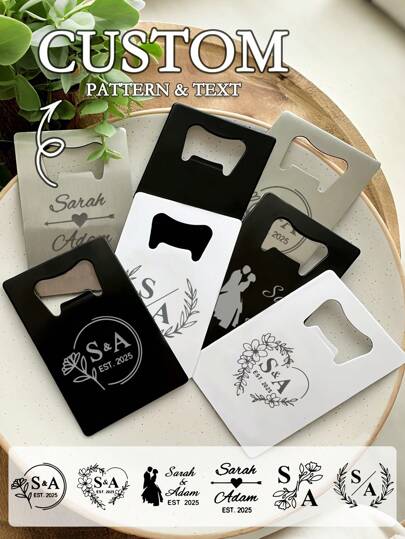 Personalized Bottle Openers, Custom Poker Bottle Openers, Engraved Text Bottle Openers, Wedding Bottle Openers, Bridesmaid Gifts, Party Supplies,Brunch-Ready