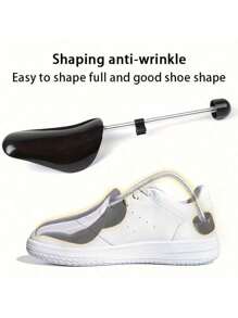 2pcs Plastic Shoe Tree Stretchers, Portable Sneakers Support, Shoes Adjustable Spring Holder Shaper,Men's Size