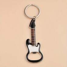 1pc Guitar Shaped Keychain, Ideal Gift For Men, Key Ring For Car Keys - Multicolor - View 15