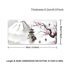 Mousepad Large XXL Cherry Blossom Art Print Anime Landscape Pretty Cute Mousepad  Rubber Mousepad Computer Accessories Keyboard Mouse Popular Mat Table Mat Floor Mat Gift For Someone To Send Male And Female Friends Gaming Mousepad