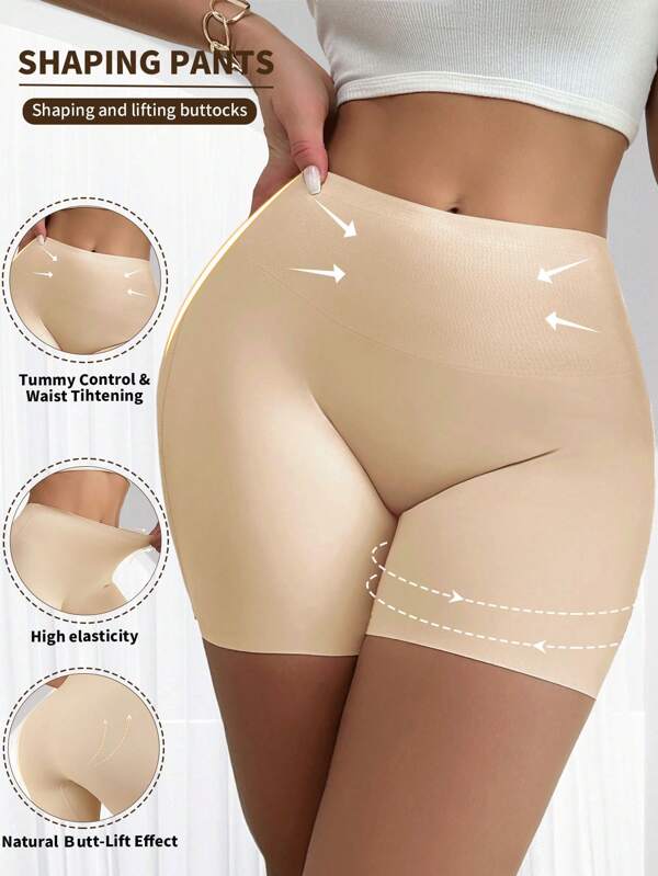 Seamless Shaping Boyshorts Panties For Women Slip Shorts Under Dress Shapewear Shorts Tummy Control Underwear