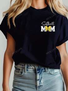 Women Casual Slim Fit Regular Short Sleeve T-Shirt