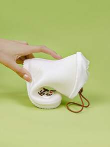 A Pair Of Four Season Children's Rain Boots, Anti Slip And Wear-Resistant Rain Shoes For Boys And Girls, Cartoon Dinosaur Crocodile Shaped Design, Waterproof And Odor Proof Sports Water Shoes, Suitable For Outdoor Play And Dressing In Rainy Days, And For Outdoor Travel During Rainy Seasons - White - View 7