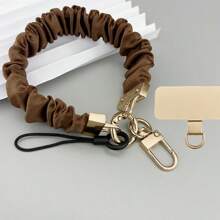 1 Set New Fashion Wristlet Phone Lanyard With Metal Card Slot, Suitable For Elegant Ladies Phone Charm Pendant, Convenient Phone Strap Chain With Metal Ring Clasp Gifts For Mother, Family, Friends, Birthday, Holiday Phone Chain