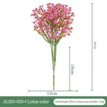 60/12/6/Pcs Luxury Artificial Baby's Breath Bouquet, Realistic Artificial Flowers, Suitable For Home Decoration, Suitable For Weddings, Wedding Supplies, Wedding Decorations, Artificial Decorations, Etc., Multi-Functional Table Display Artificial Flowers, Decorative Artificial Flowers, Used To Decorate Weddings, Mother's Day, Graduation Ceremonies - Multicolor - View 19