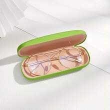 A Hard Glasses Case, Portable Glasses Case, Protective Spectacle Frame, Suitable For Most Men And Women's Glasses, Colorful Candy Glasses Case, Portable Storage, Sturdy Protective Container, Gender Reveal Party, Perfect For Birthdays, Weddings, Parties, The Perfect Gift For Colleagues, Friends, And Family, Back To School