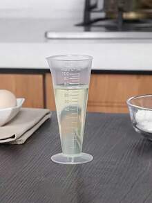 2Pcs Plastic Measuring Cup 100mL Jug Pour Spout Surface Kitchen Tools Kitchen Accessories - Transparent - View 5