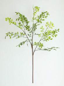 1PC/2PCS/3PCS,Man-Made Modern Simple Bamboo Leaf Ornament, Non-Fading Plastic Plant Imitation Foliage Decoration, Suitable For Home Indoor And Outdoor Decoration, Home Various Desktop Office Desktop Decoration, Bedroom, Living Room, Study, Kitchen, Bathroom, Fireplaces, Entryway, Balconies, Office Scenes, Door Decor