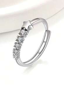 خاتم متساقط النجوم متمنى، أسلوب أوروبي وأمريكي، خاتم موضة بسيط ليتحقق الأمنية