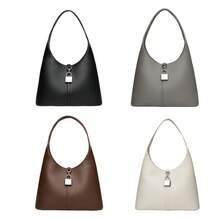 High Sense Of Feeling Bag Under The Armpit Bucket Bag Simple And Fashionable Style Shoulder Bag Large Capacity Hand Carry Bag - Grey - View 6