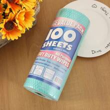 Disposable Water Wave Texture Non-Woven Wiping Cloth, Washcloth For Kitchen, Dish Cleaning Rag