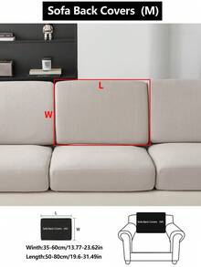 1 Vỏ đệm ghế sofa co giãn, Vỏ bọc ghế sofa chống trượt bằng vải nhung 4 mùa, Bảo vệ toàn diện cho ghế sofa, Có thể giặt bằng máy, Kết cấu màu xám nhạt, Phù hợp với ghế sofa hình chữ L và ghế sofa 1/2/3/4 chỗ ngồi, Thân thiện với thú cưng - Màu xám trăng - Xem 17