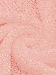 两件套度假性感交叉露脐上衣和半身裙套装，休闲日常春夏女装 - 粉色 - 查看 6