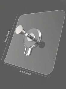 10-50 Pezzi Ganci da parete adesivi moderni - Supporti in plastica impermeabili per foto, cornici, poster, cucina, bagno, ingresso e ufficio senza necessità di forare (5 confezioni)