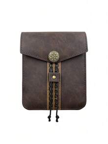 1个中世纪文艺复兴风格腰包，维京复古腰包，便携式腰包零钱包，男女通用万圣节服装道具