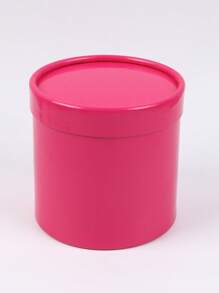 1pc Flower Packaging Round Box, Valentine's Day Luxury Paper Box With Lid, Gift Box, DIY Decoration Jewelry Storage Accessories For Weddings, Valentine's Day, Birthdays, Mother's Day, Christmas, Halloween