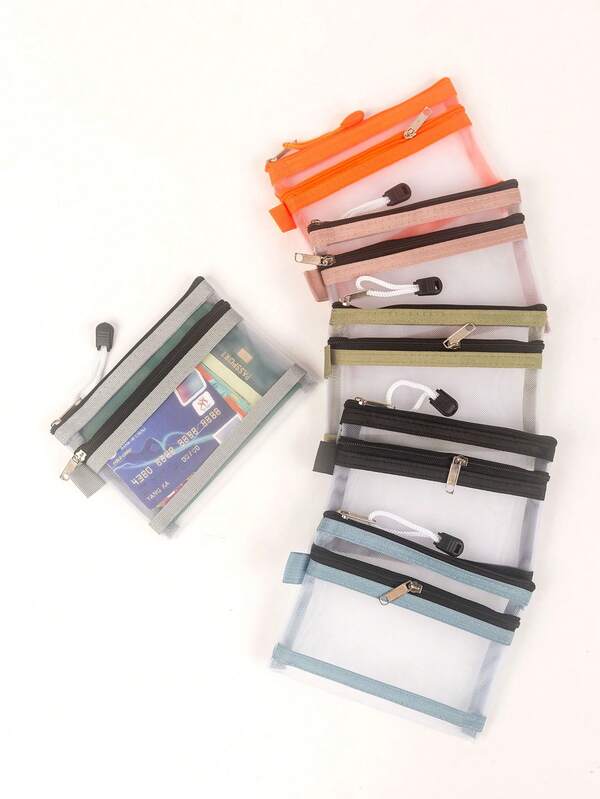 1pc Double-Layer Mesh Yarn Storage Bag Matte Finish Pu Material Travel Passport Cover With World Map & Letter Print And Fixed Design Passport Holder Passport Case Passport Wallet Passport Bag For Holiday For Vacation Passport Pouch For Flight For Back To School For Men And Women Travel Essentials Travel Accessories