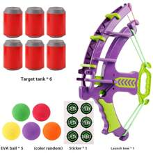 2025 New Archery Toy Set For Kids, EVA Foam Ball Bucket, Indoor Outdoor Shooting Target Game, Birthday/Holiday Gift