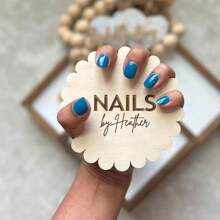 Personalized Custom Nail Plate | Nail Art Photo Props | Nail Art Gifts | Beauty Salon Logo | Gift For Her | Nail Art Design | Salon Decoration | Nail Art Technology