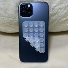 双面硅胶吸盘手机壳支架，Octobuddy 粘性手机支架，适用于女士手机、钱包、迷你钱包、手提包、卡包 - 彩色 - 查看 8