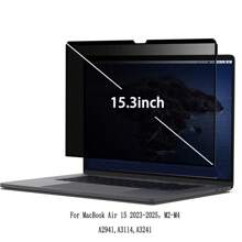 Geeignet für Air 13 Zoll und Pro 13/13,6/14/14,2/15,3/16,2 Zoll abnehmbare Bildschirmschutzfolien, wiederverwendbar, praktisch und schnell, um Datenschutzeingriffe zu verhindern und den Datenschutz zu verbessern.