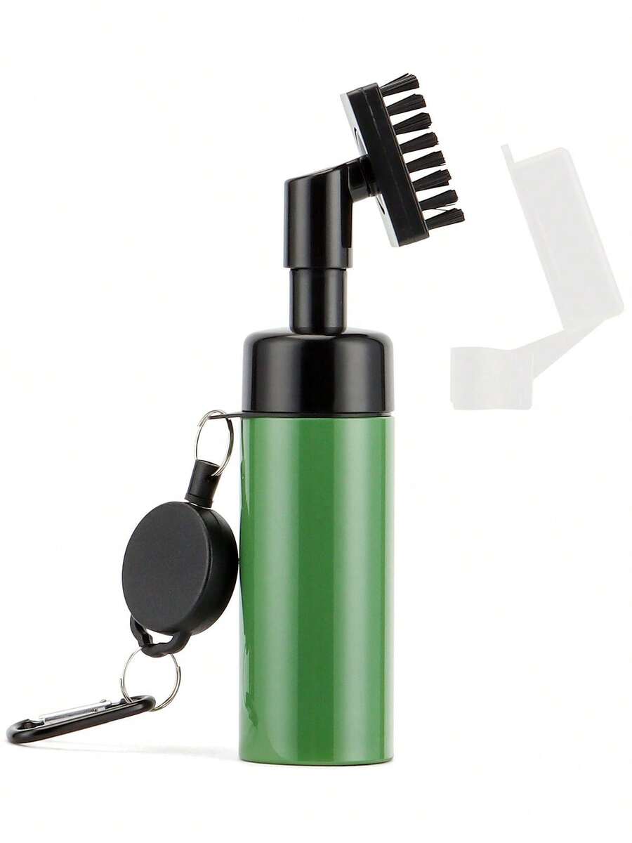 Golf Club Water Brush Cleaner Portable Golf Cleaning Tools Gadgets & Groove Cleaner Kit Essentials Golf Accessories - Green - View 1