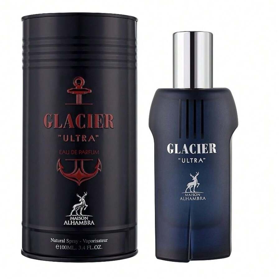 Perfume Para Hombre - Maison Alhambra Glacier Ultra 100 ml - Negro - Ver 1