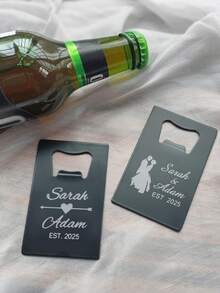 个性化开瓶器、定制扑克开瓶器、刻字开瓶器、婚礼开瓶器、伴娘礼物、派对用品、早午餐用品