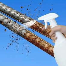 Removedor de Óxido para Acero Inoxidable Removedor de Óxido Disolvente Eliminación Rápida de Óxido 500ml Potente Removedor de Óxido de Metal Mantenimiento de Automóviles - Blanco - Ver 5