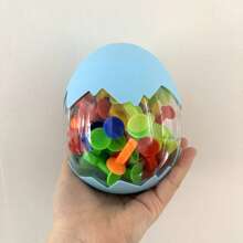 11/16/24/48 stuks zuignap speelgoed, bouwstenen eierschaal, educatief speelgoed, zachte siliconen bouwset, sensorische zuignapset, Halloween, kerstcadeau