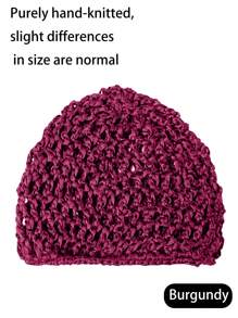 Bonnet de nuit en maille noire, filet à cheveux crocheté ondulé enveloppant pour chignon, filet à cheveux grande taille pour toute la tête, foulard pour les cheveux longs des dames. Convient aux personnes aux cheveux longs, raides et bouclés, utilisé pour protéger les coiffures et fixer les styles quotidiens