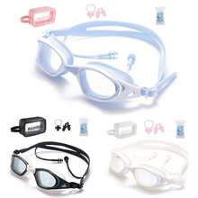 Anti-Fog, High-Definition, Waterproof Swimming Goggles, Non-Eye Irritation - Multicolor - View 1